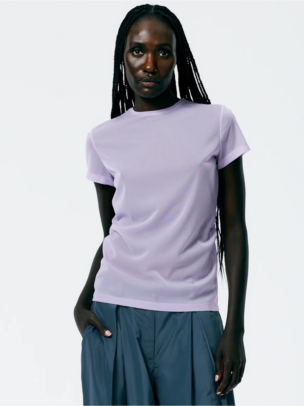 Tibi Sheer Gauze Baby T-Shirt